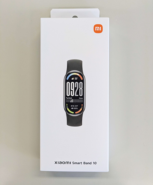 スマートウォッチ（Xiaomi Smart Band 10）
